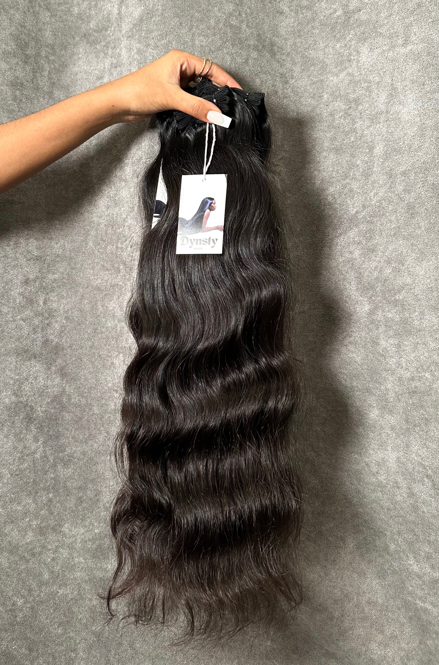 Raw Indian Natural Wave Weft Extension (Double Drawn)